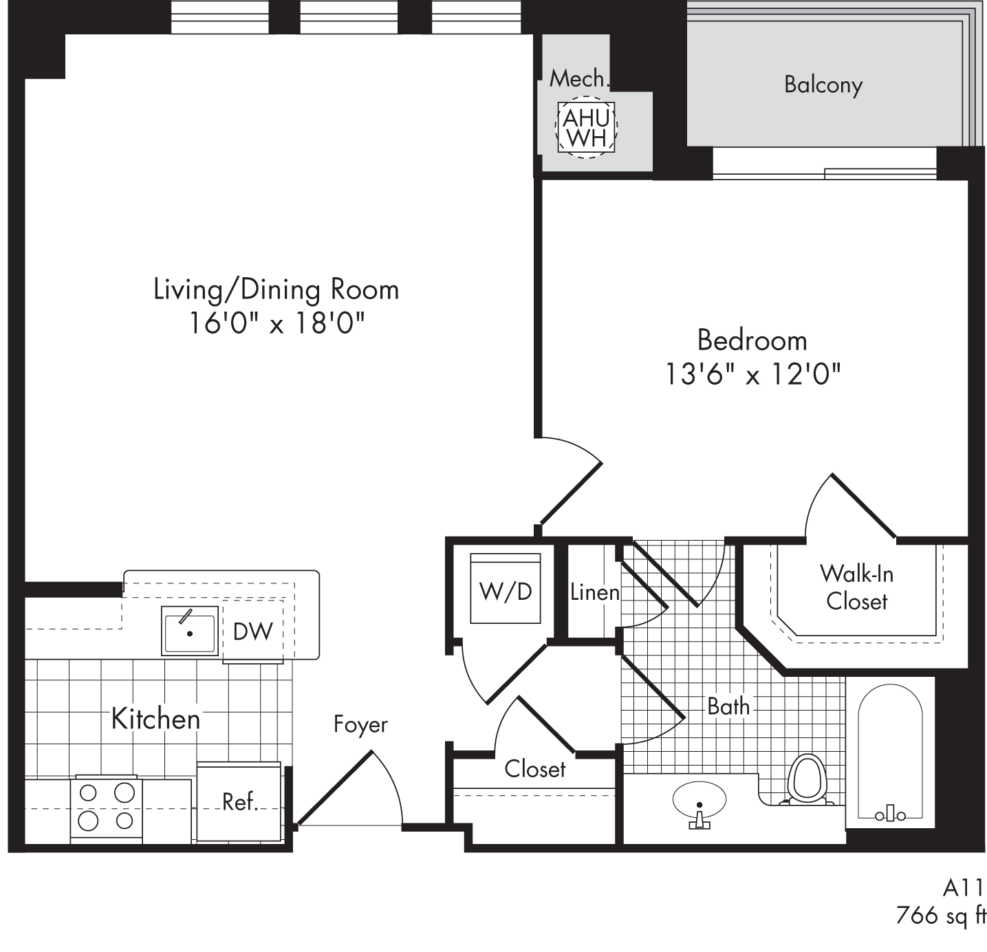 A11 floor plan