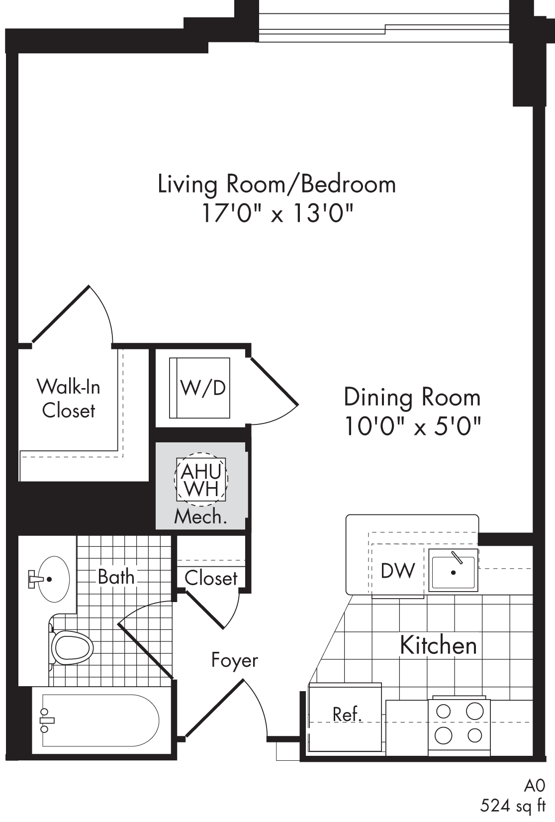 A0 floor plan