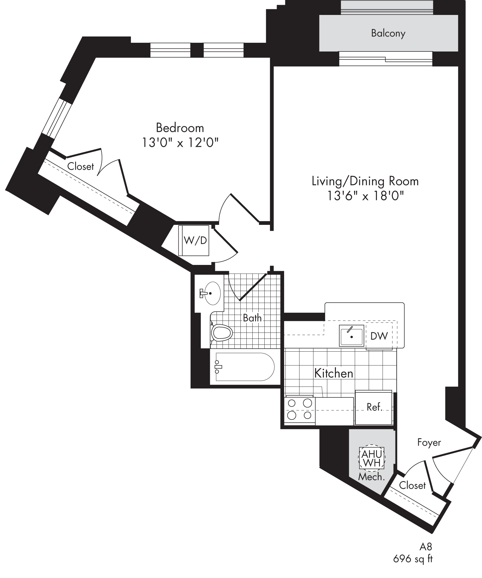 A8 floor plan
