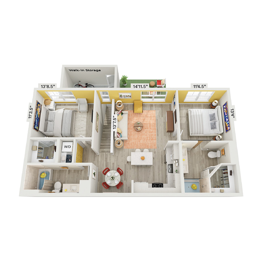 B4 floor plan