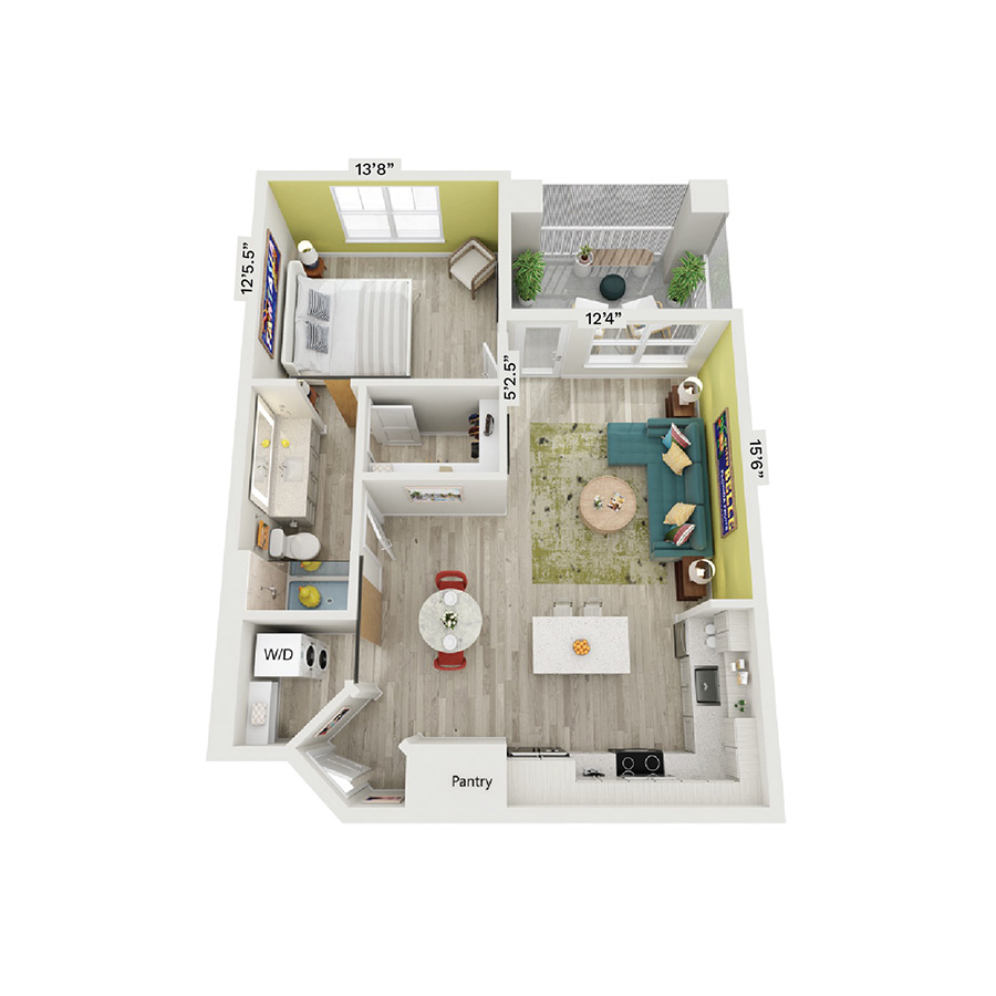 A2 floor plan