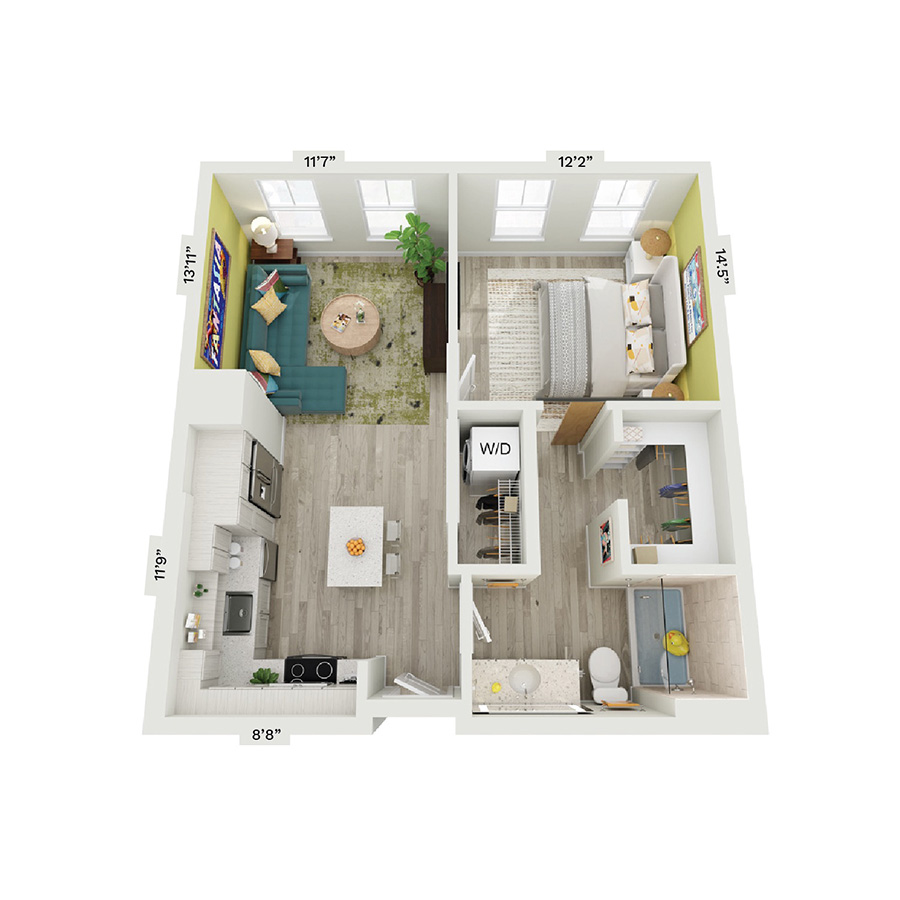 A1 floor plan