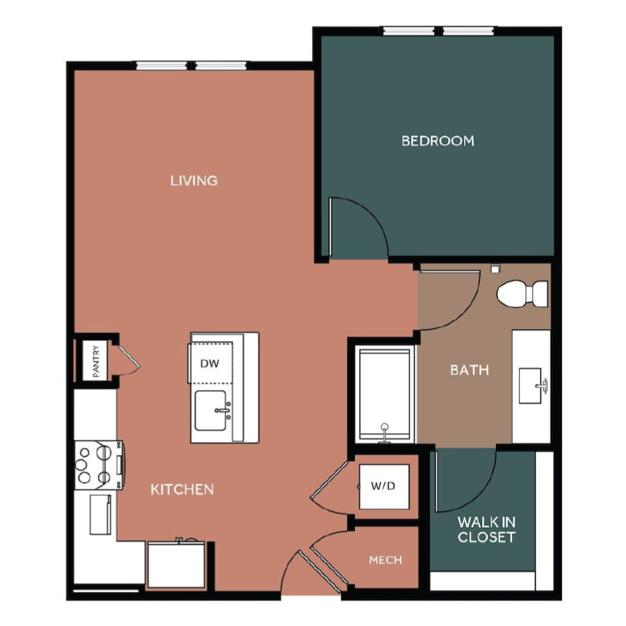 A1-A floor plan