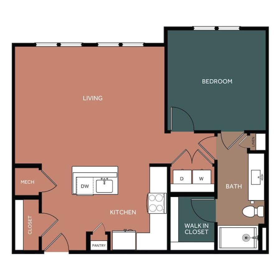 A2 floor plan