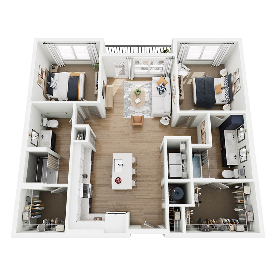 B1-HC floor plan