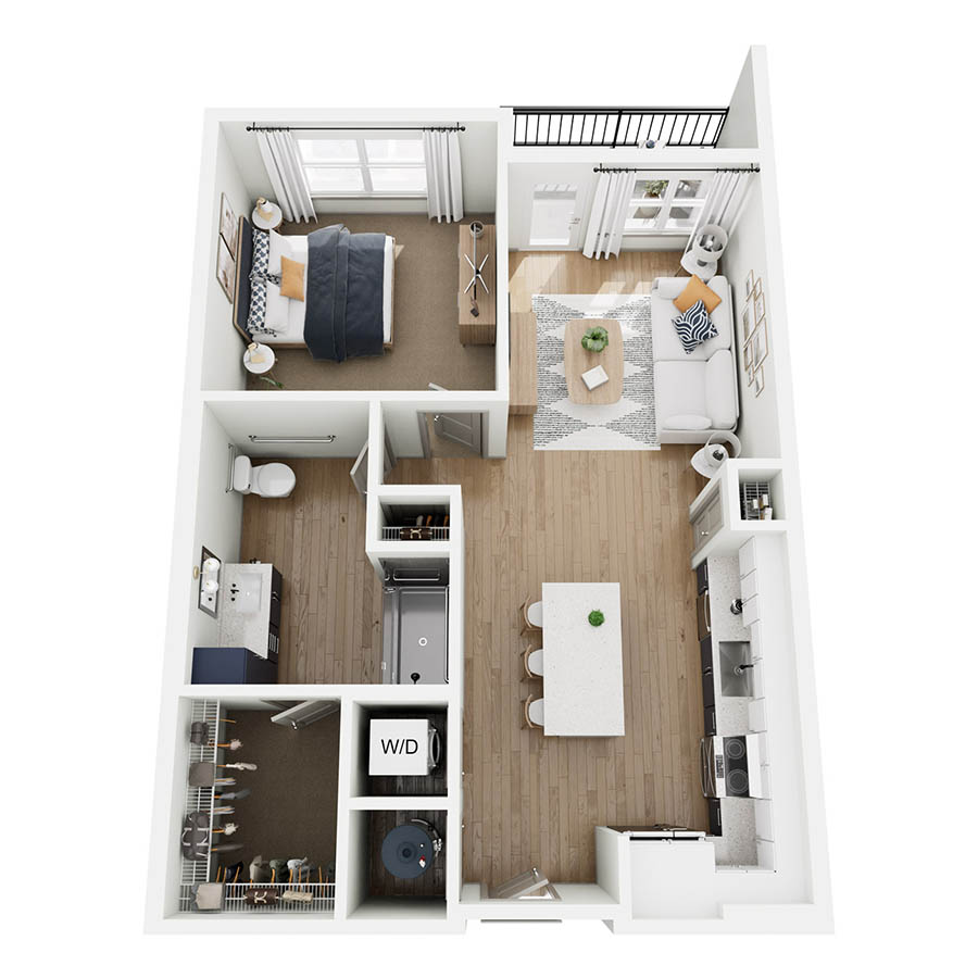 A1-HC floor plan