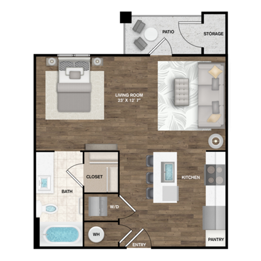 E1 floor plan