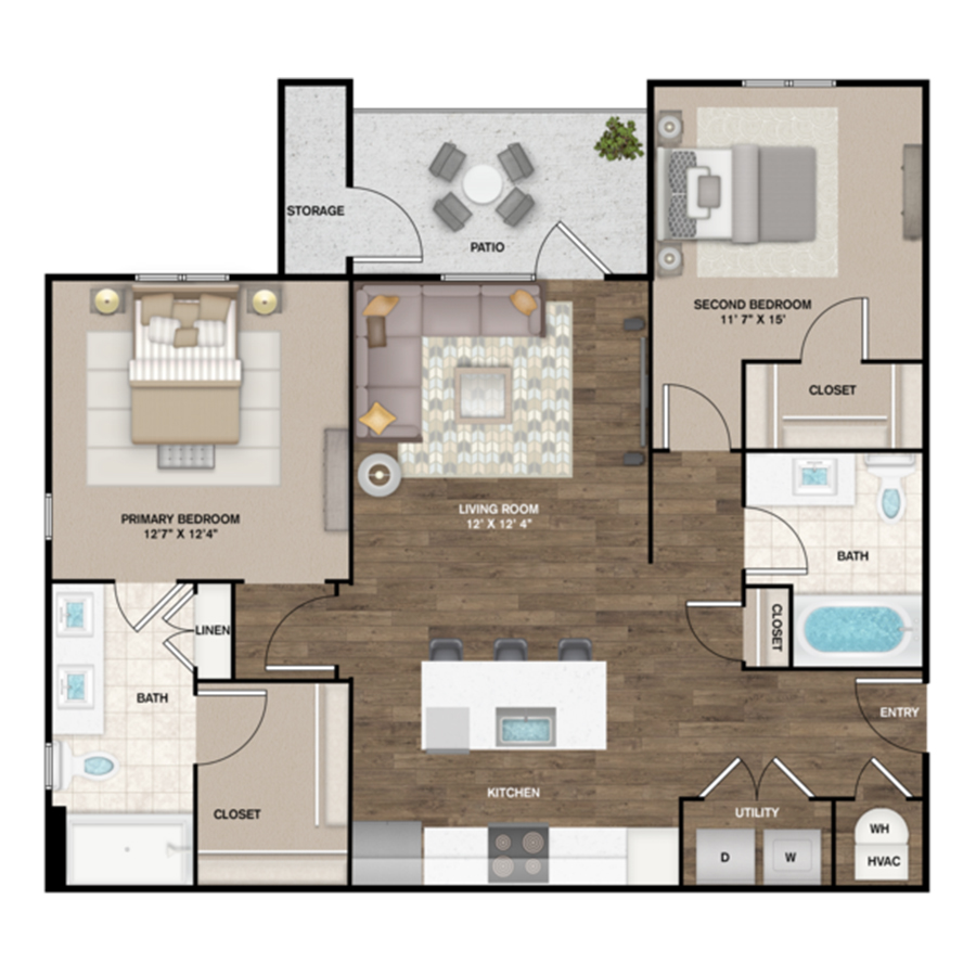 B2 floor plan