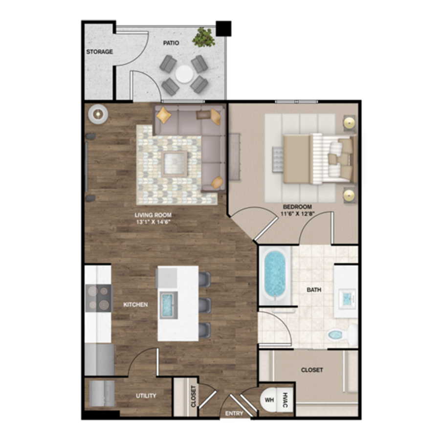 A2 floor plan