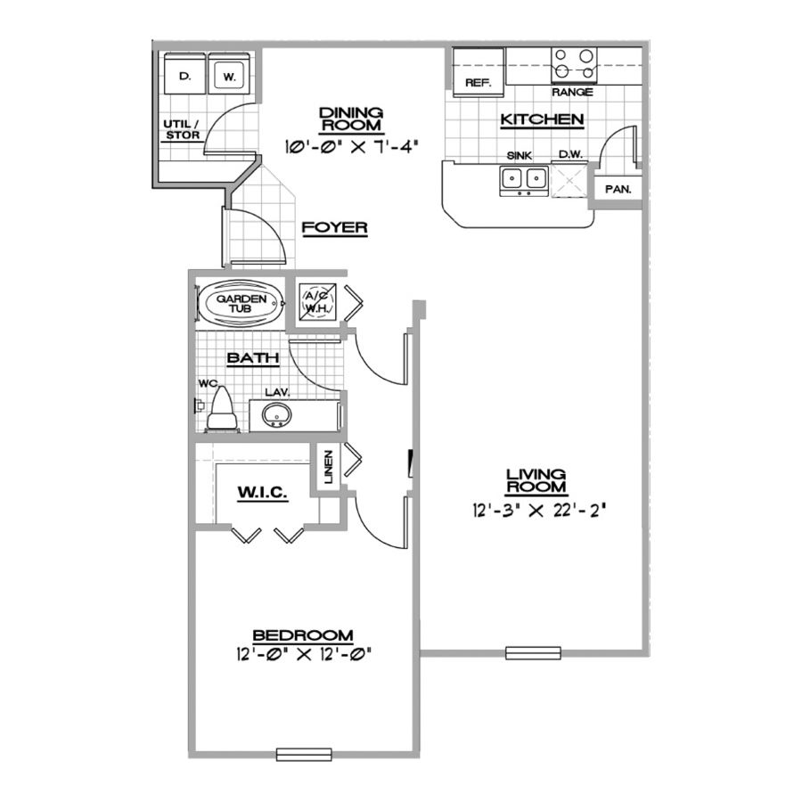 Dapprima floor plan