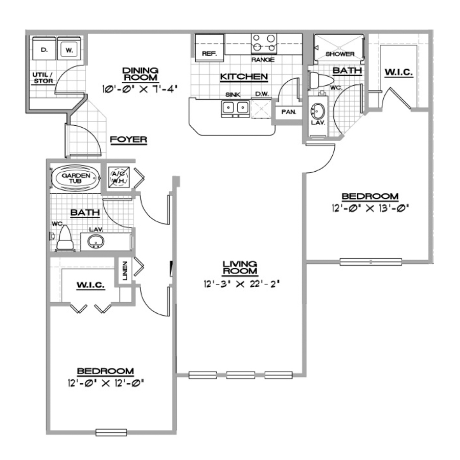 Duetto floor plan
