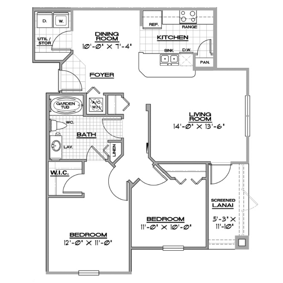 Duo-Lanai floor plan