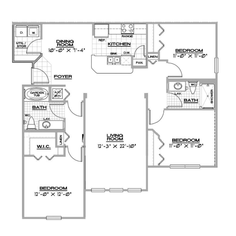 Trinita floor plan