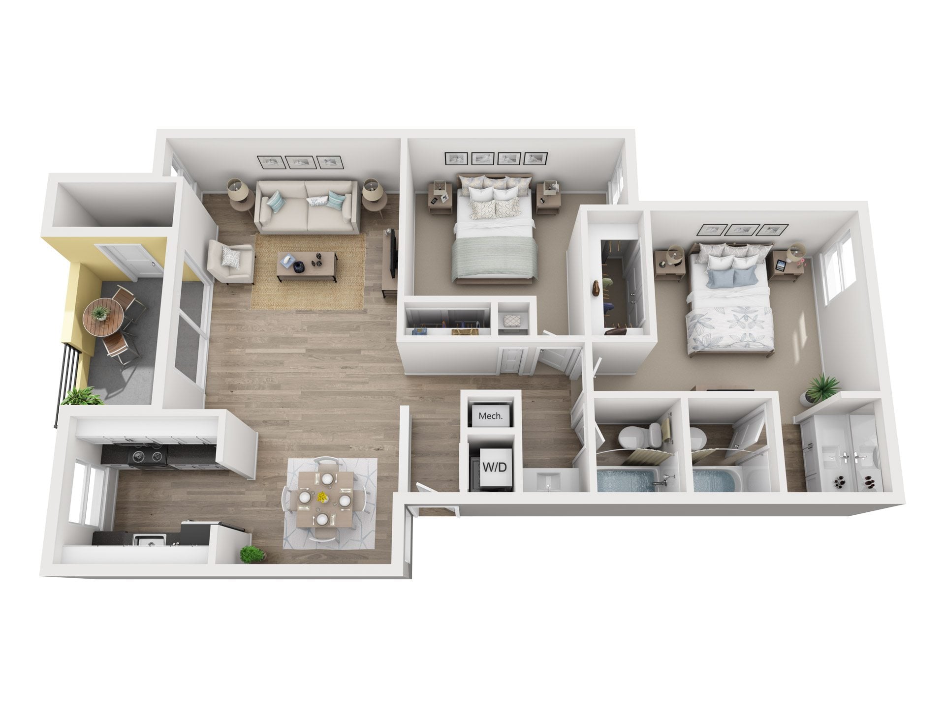 Cedar  Renovated floor plan