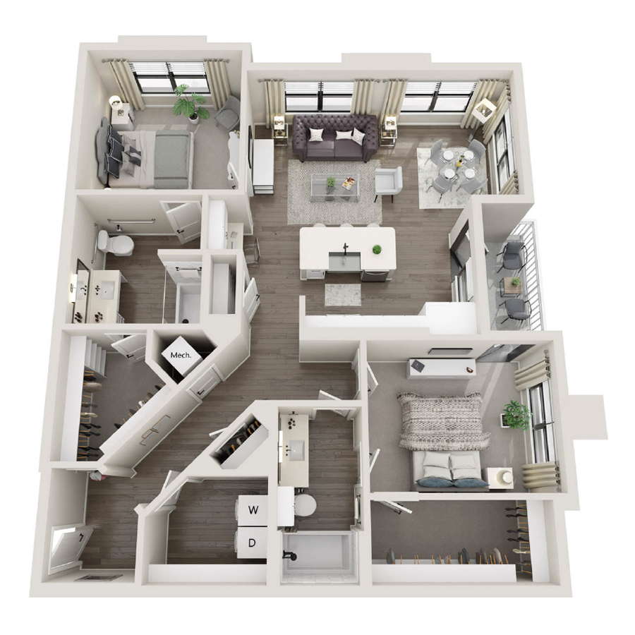 B3HCA floor plan