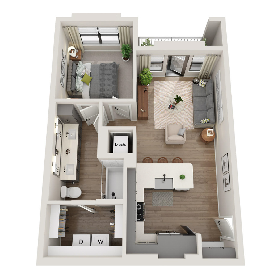 A2 floor plan