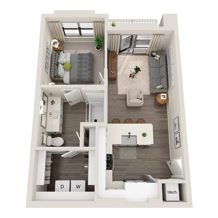 A1 floor plan