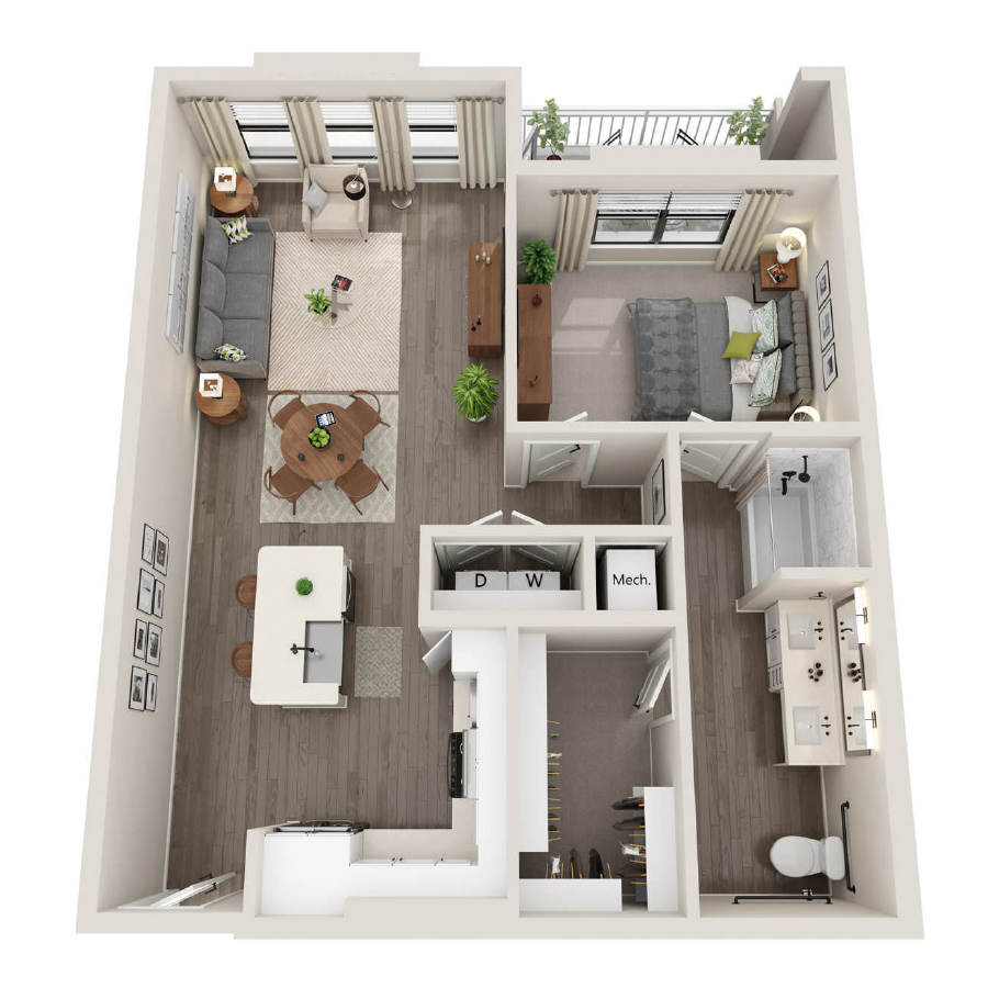 A5HCA floor plan