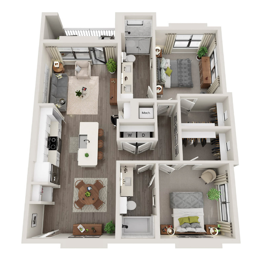 B2 floor plan