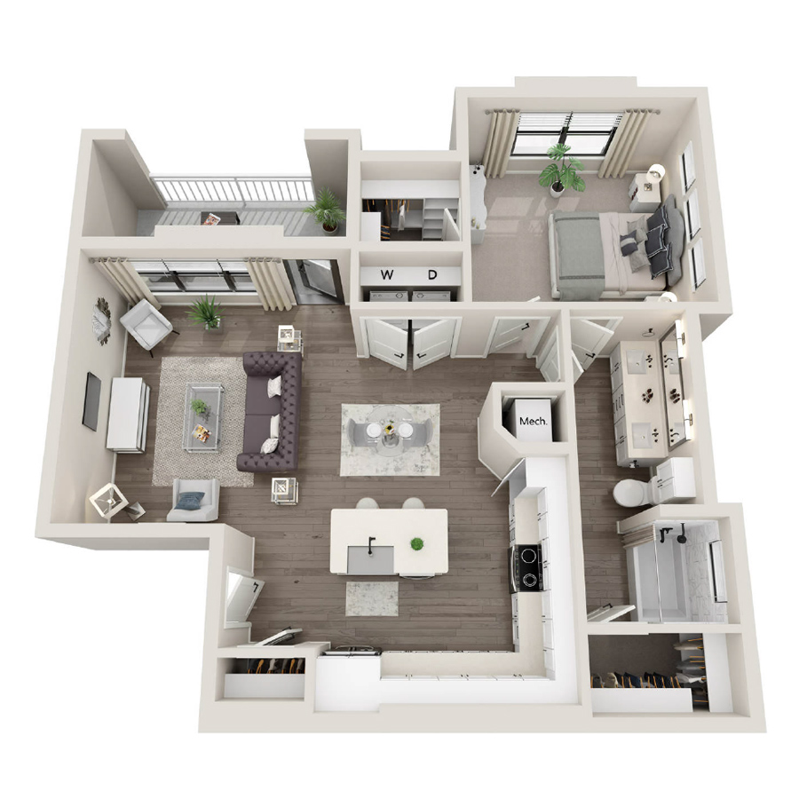 A6 floor plan