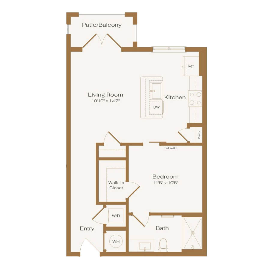 The Authenticity floor plan