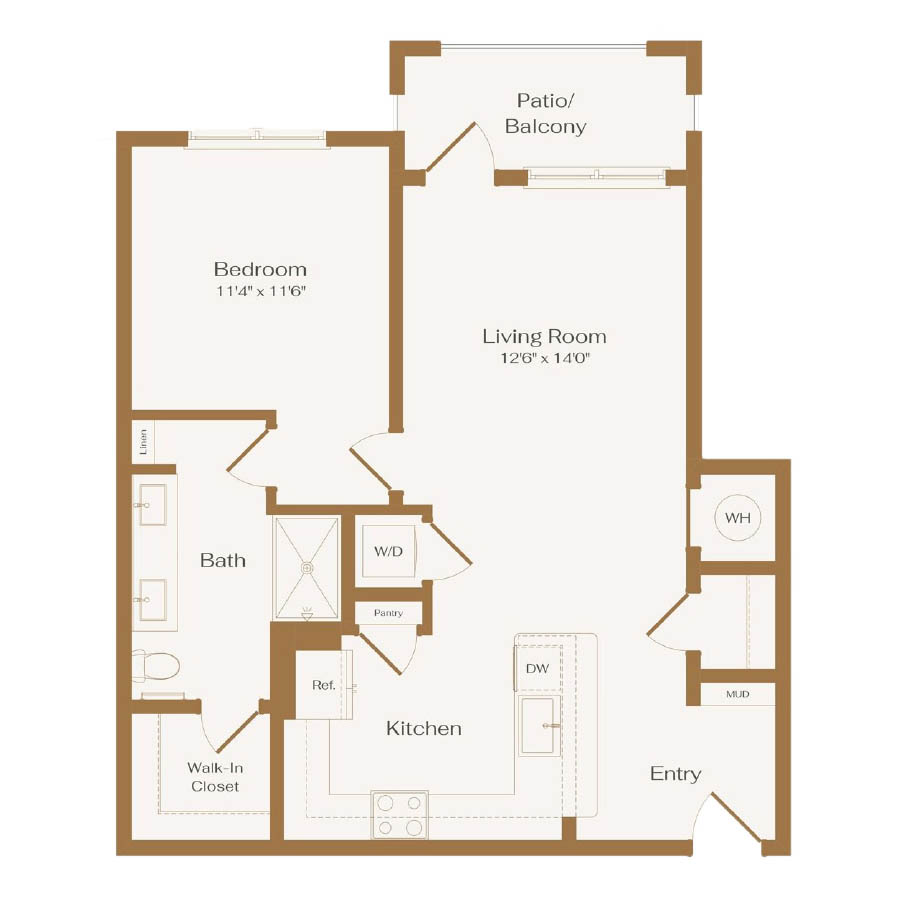 The Steadfast floor plan