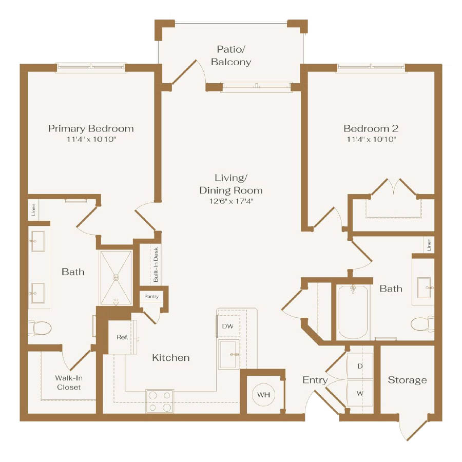 The Steward floor plan