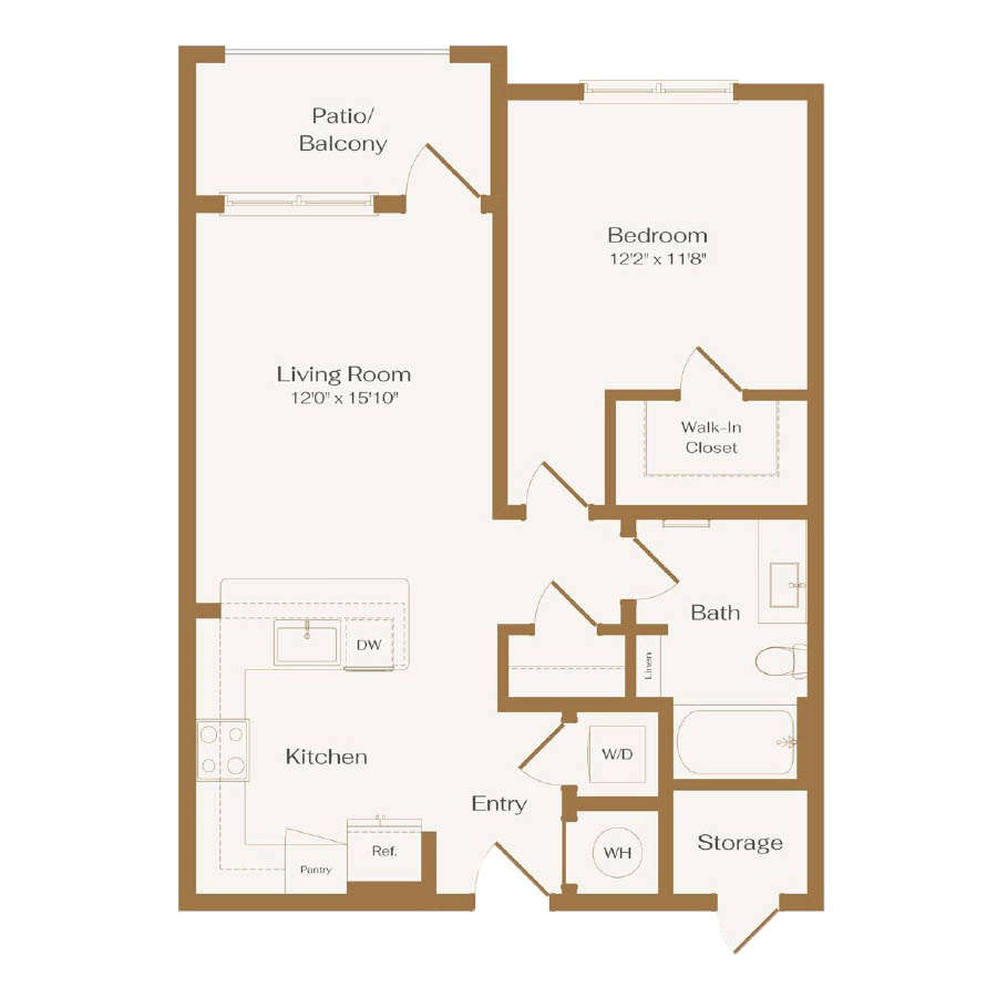 The Influence floor plan