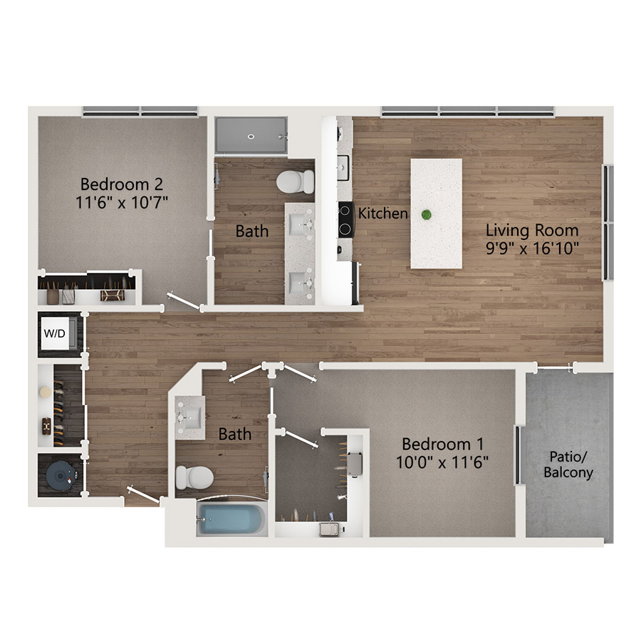 B5 WF100 floor plan