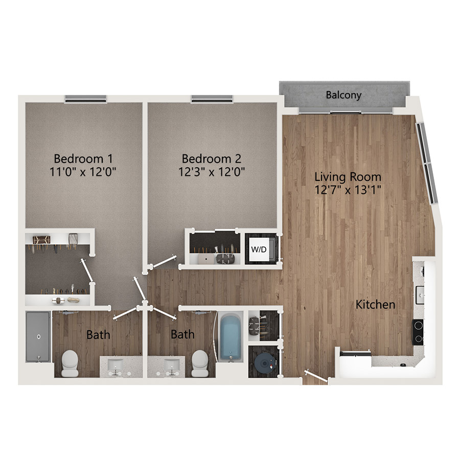 B3 WF120 floor plan