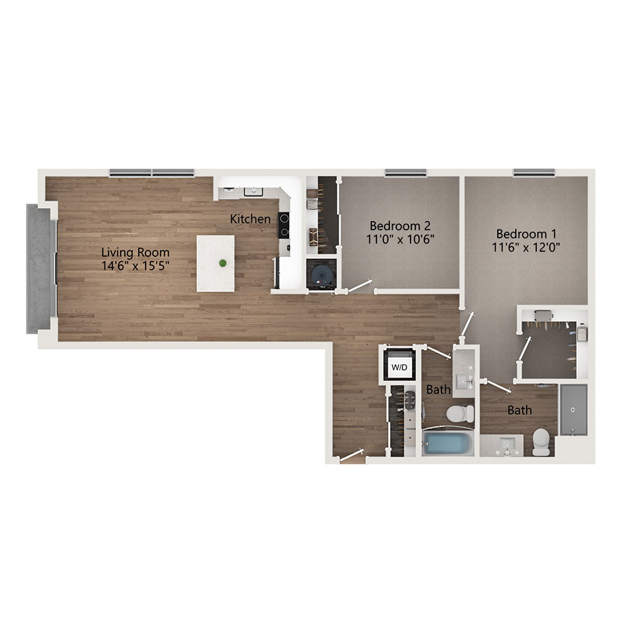 B4 WF100 floor plan