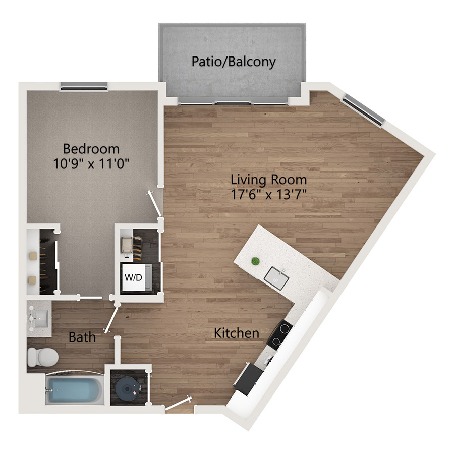 A6 floor plan