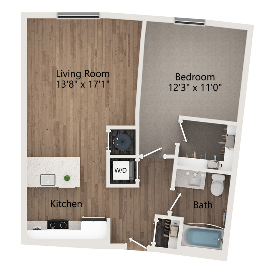 A2 WF100 floor plan