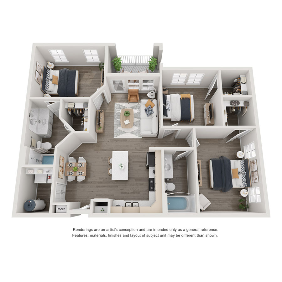 The Harbor floor plan
