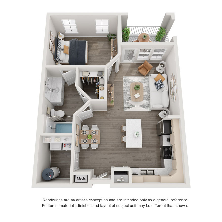 The Oasis floor plan