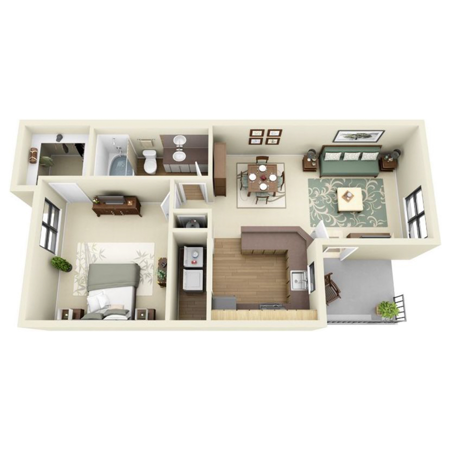 A2 floor plan