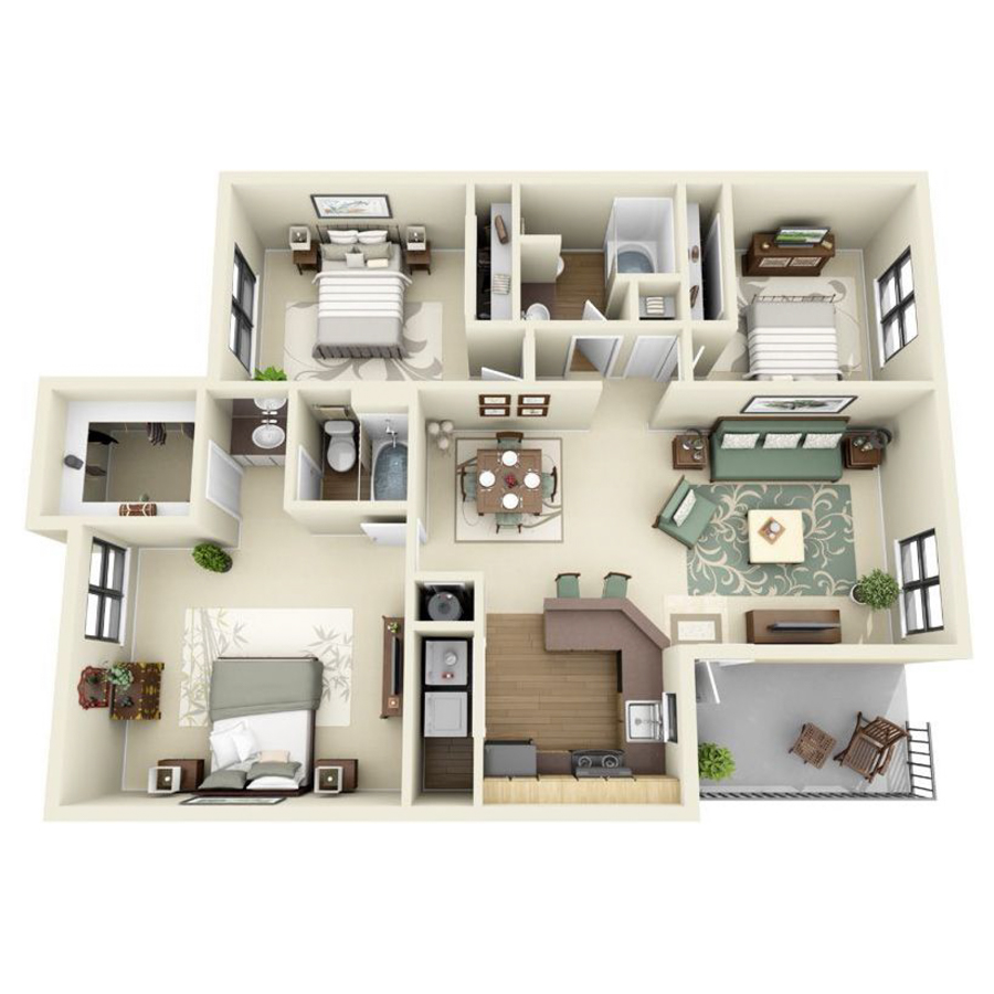 C1 floor plan