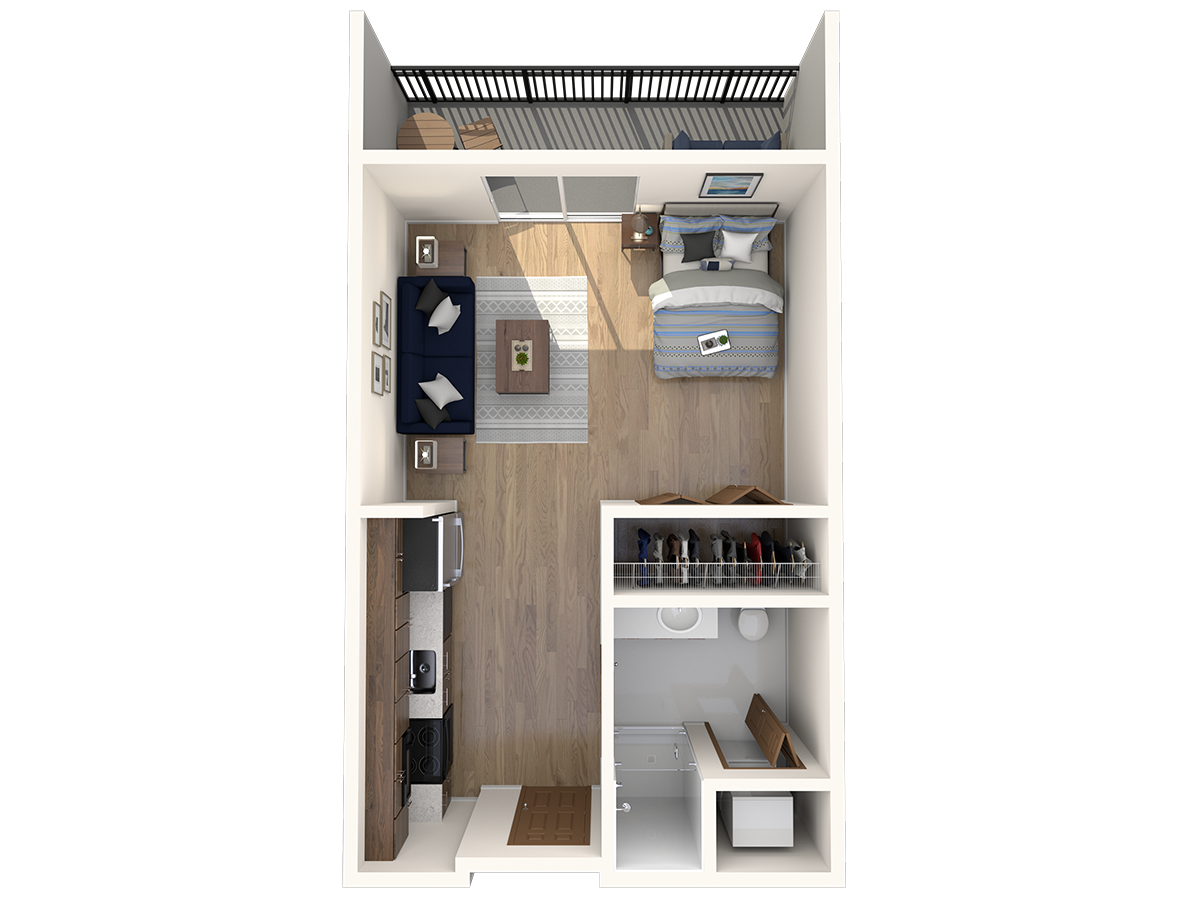 Studio floor plan