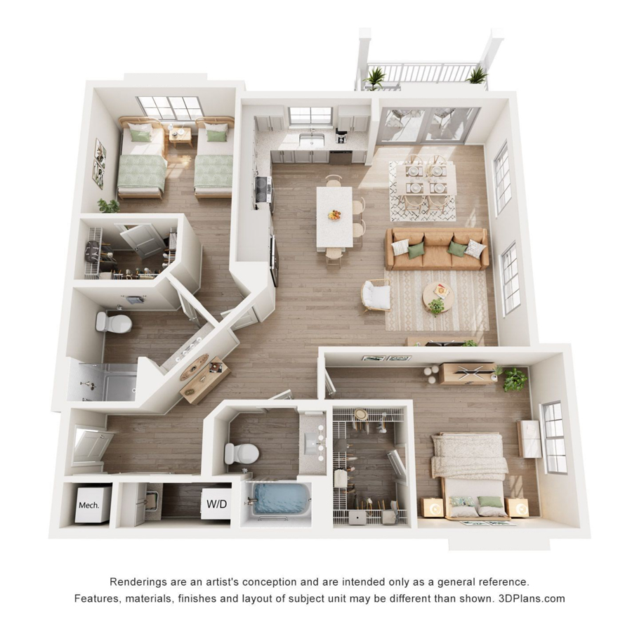 B2 floor plan