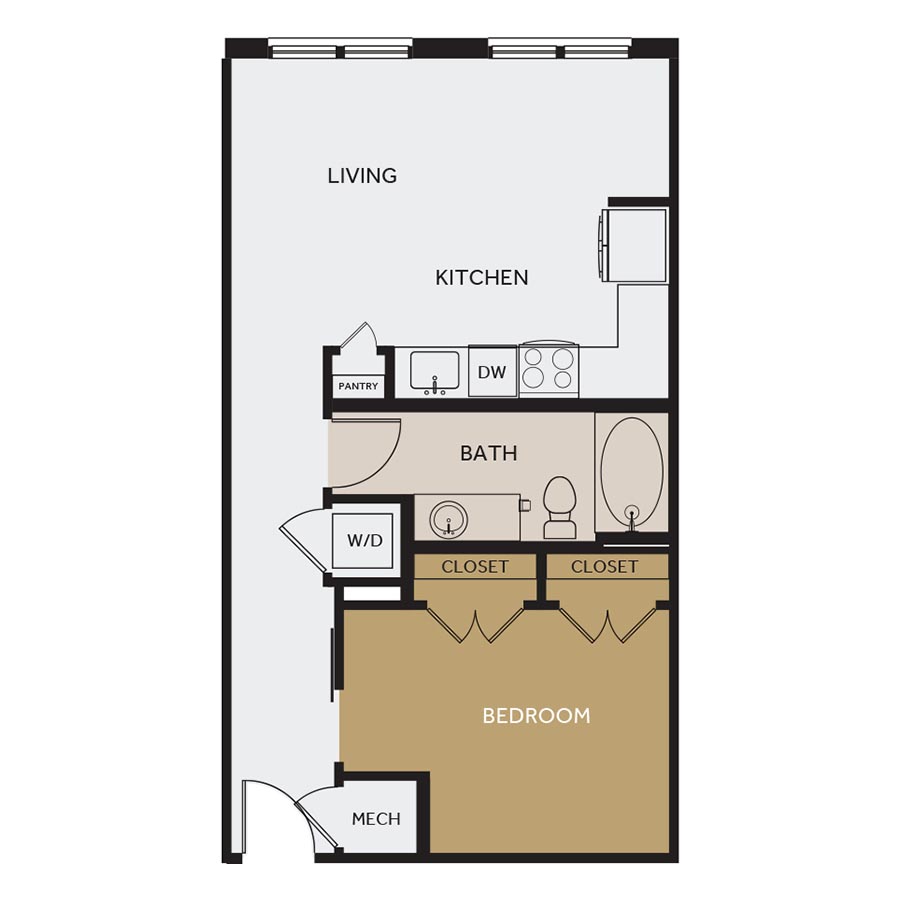 E1 floor plan