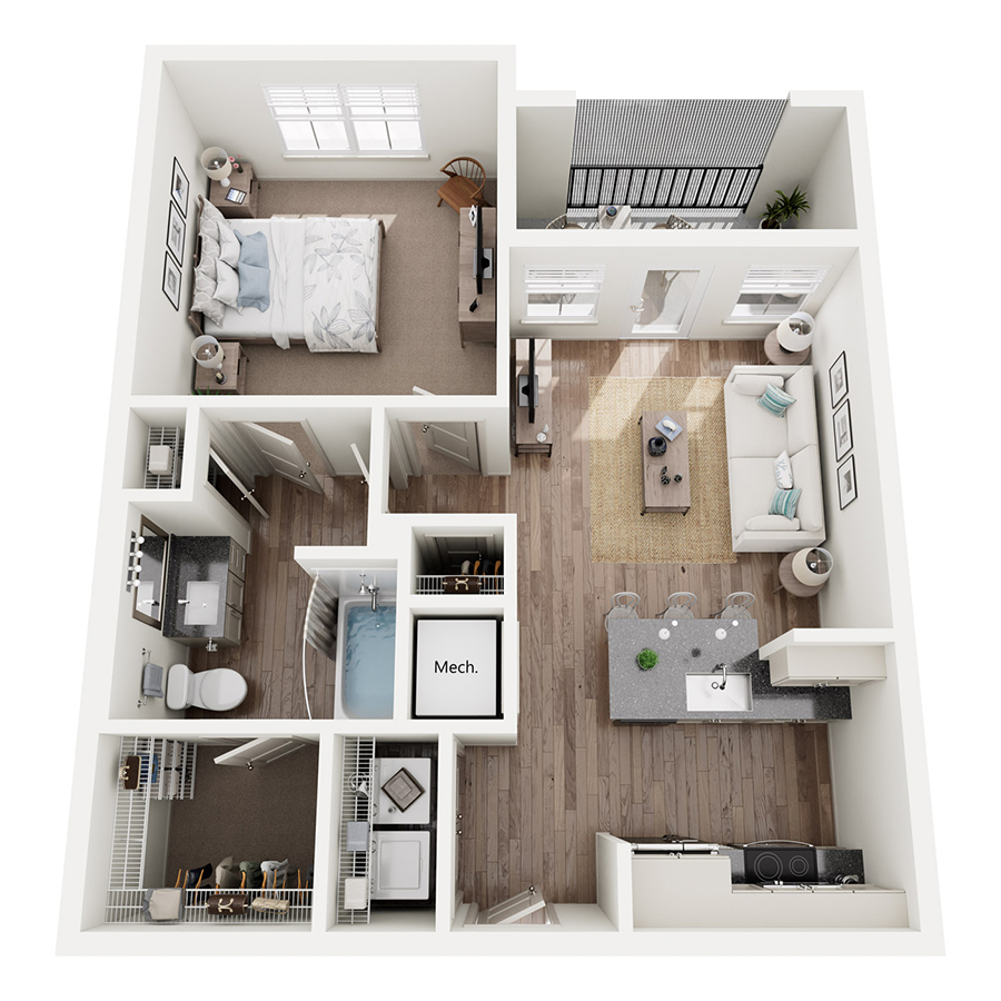 A1 floor plan