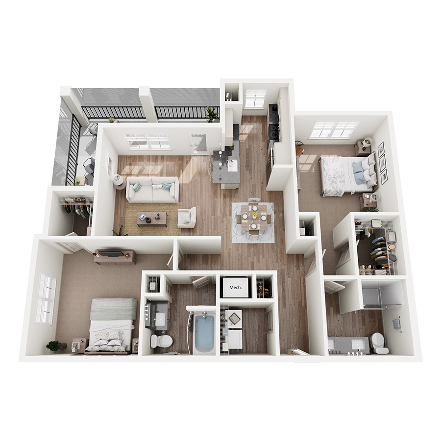 B2 floor plan