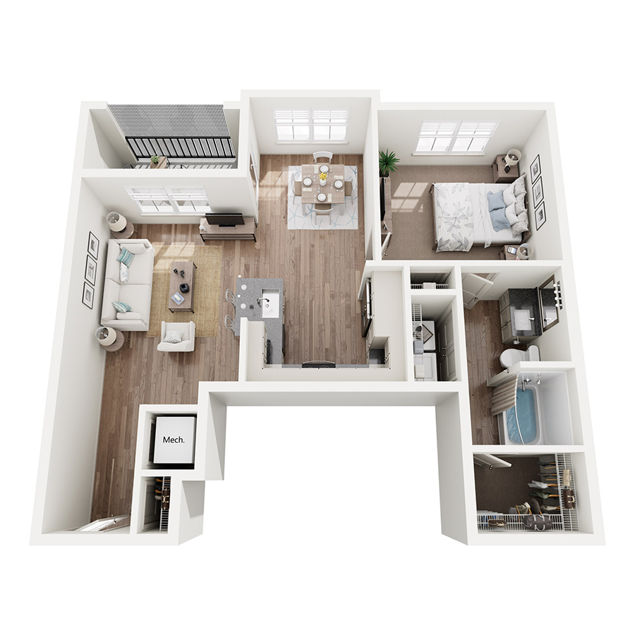 A2.1 floor plan