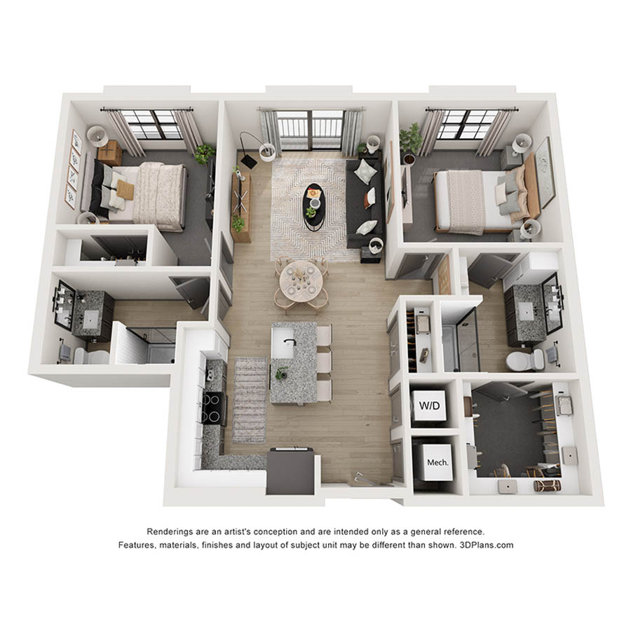 B1A floor plan