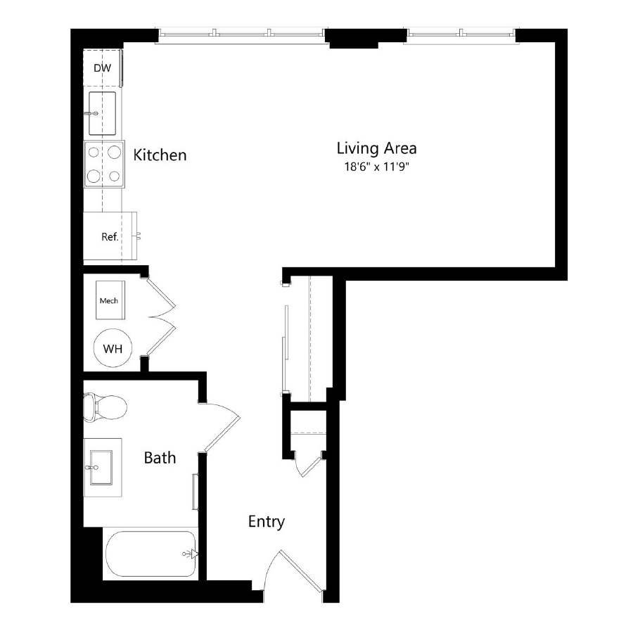 Studio 5 - S5 floor plan