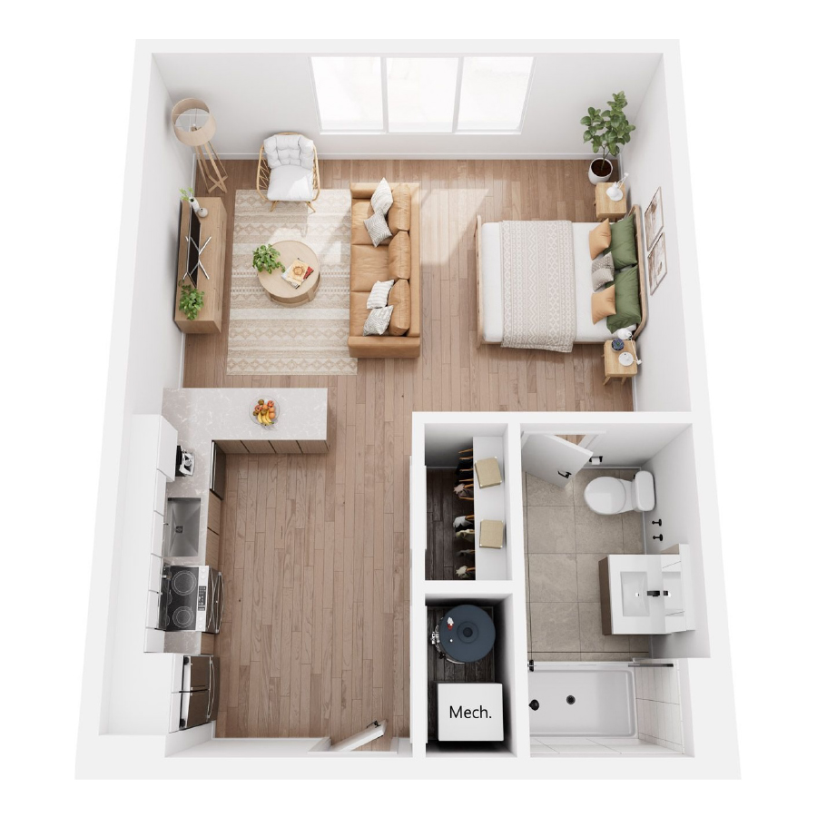 Studio 1 - S1 floor plan