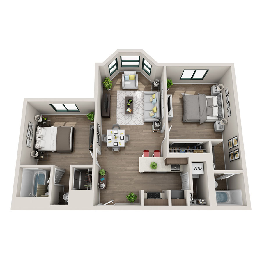 The Valley floor plan