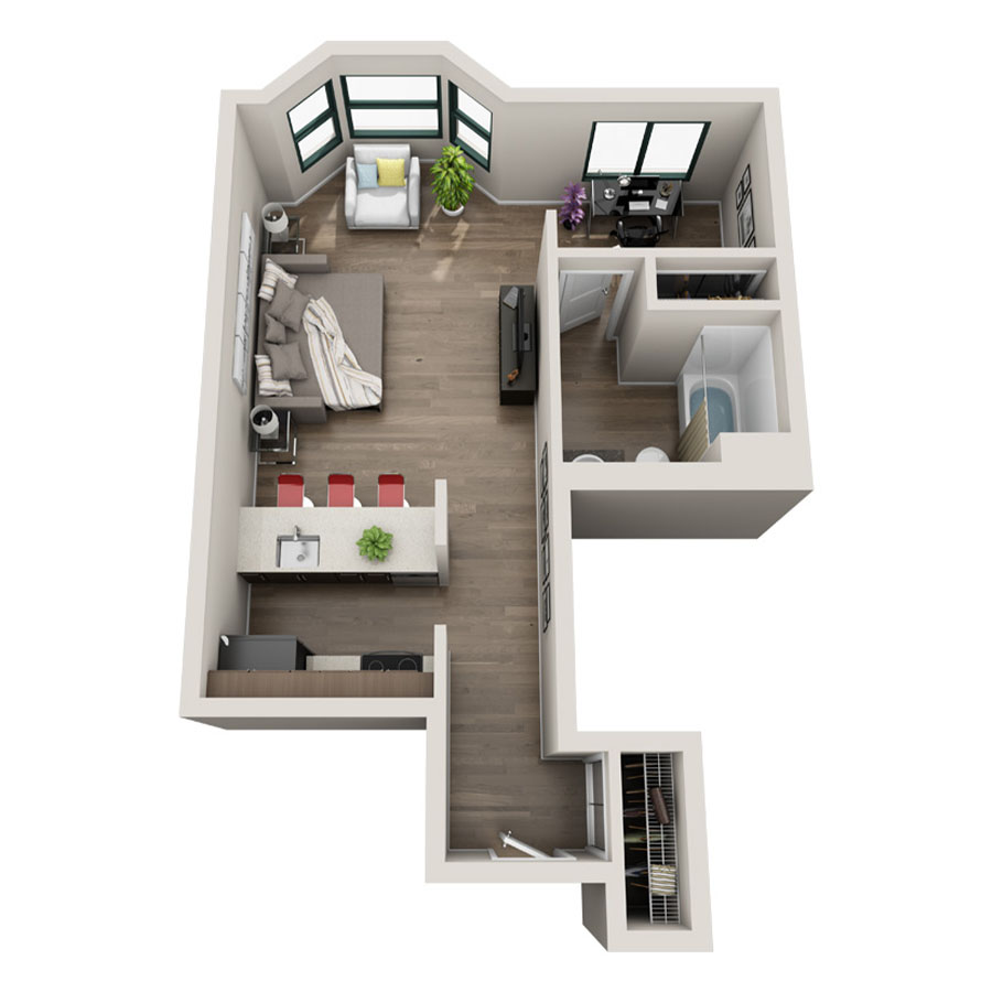 The Marina floor plan