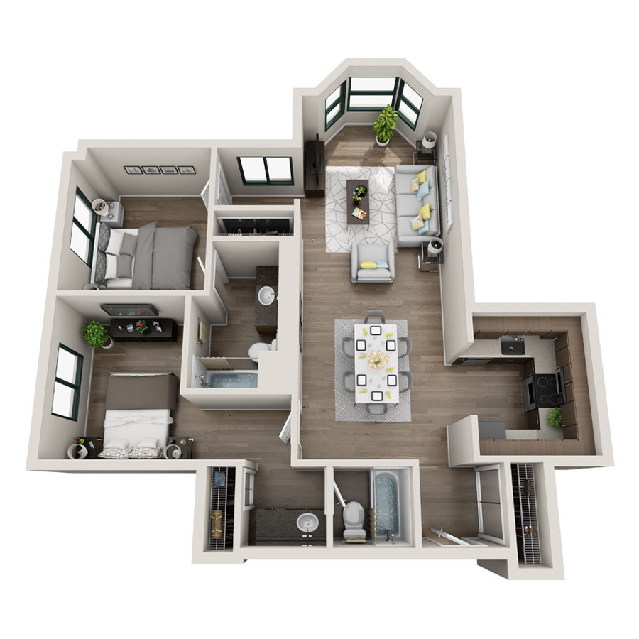 The Skyline floor plan