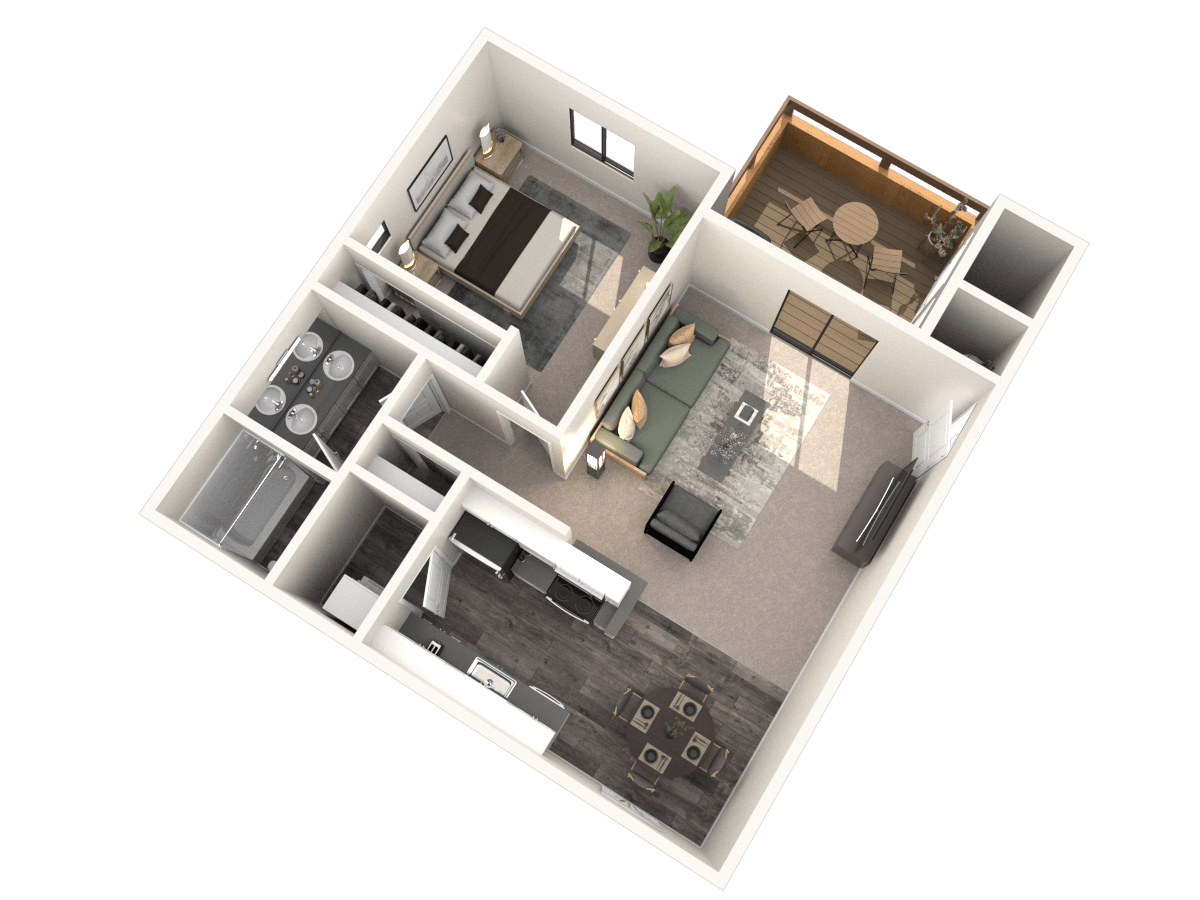 The Del Rey floor plan
